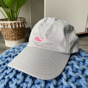Vineyard Vines Hat Grey/Pink